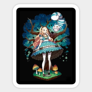 Alice in wonderland Sticker